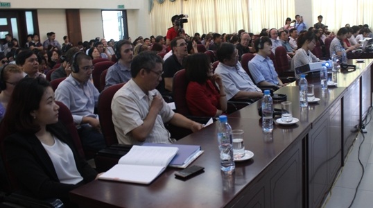 Cuộc họp thu hút đông đảo đại diện của các tổ chức phi chính phủ đang hoạt động tại Việt Nam