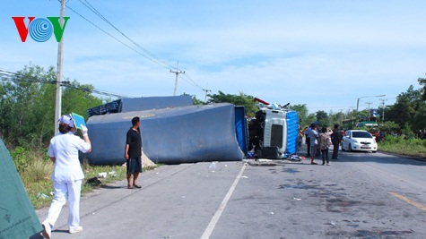 Hiện trường của vụ tai nạn