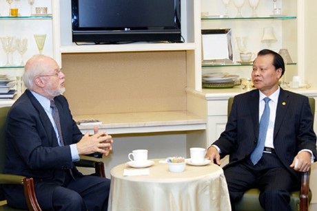 Phó Thủ tướng Vũ Văn Ninh gặp Đại diện Thương mại Hoa Kỳ. Ảnh: VGP/Thành Chung