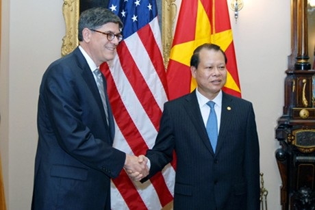 Phó Thủ tướng Vũ Văn Ninh gặp Đại diện Thương mại Hoa Kỳ. Ảnh: VGP/Thành Chung