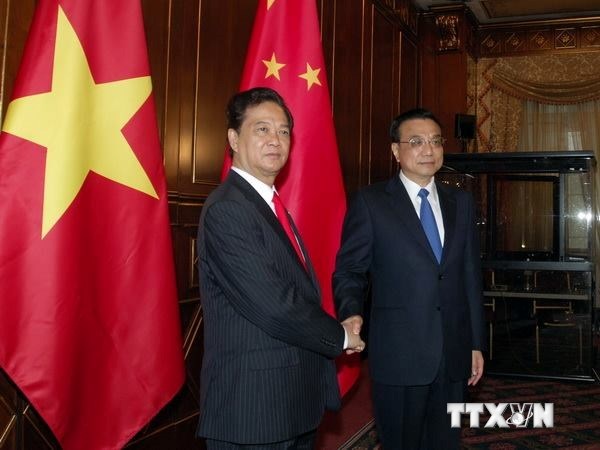 Thủ tướng Nguyễn Tấn Dũng gặp Thủ tướng Trung Quốc Lý Khắc Cường - 1 Thủ tướng Nguyễn Tấn Dũng gặp Thủ tướng Trung Quốc Lý Khắc Cường. (Ảnh: TTXVN)