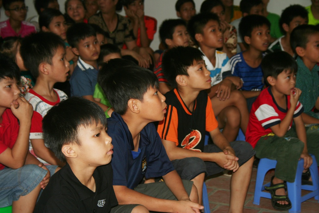 Những tiết mục khiến các em rất thích thú theo dõi