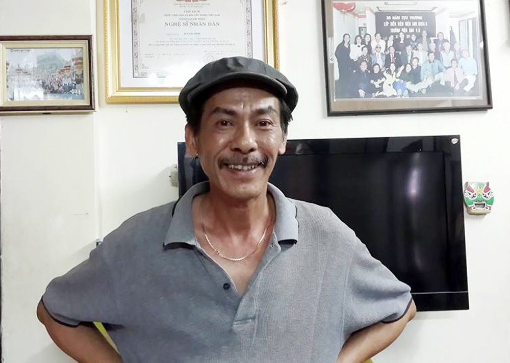 NSND Bùi Bài Bình trong căn nhà 30m2 (Ảnh: H.H)