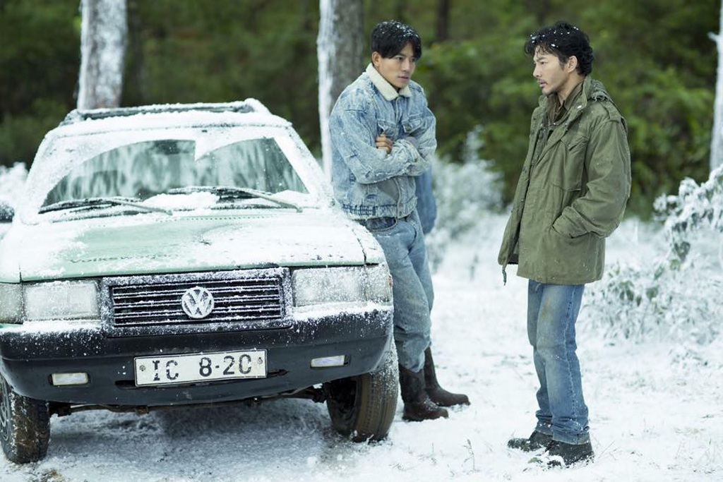 Đạo diễn Nguyễn Phan Quang Bình và diễn viên Trần Bảo Sơn