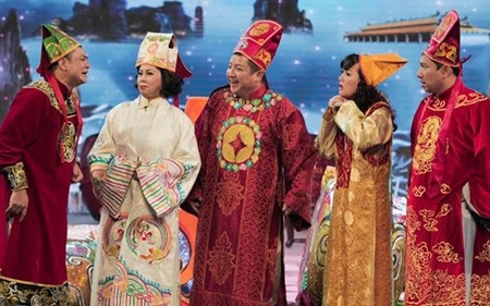 Đi tìm lý do khiến Chí Trung, Minh Hằng “trượt” NSND - 2 Chí Trung, Minh Hằng với những vai diễn được yêu mến trong chương trình Táo quân