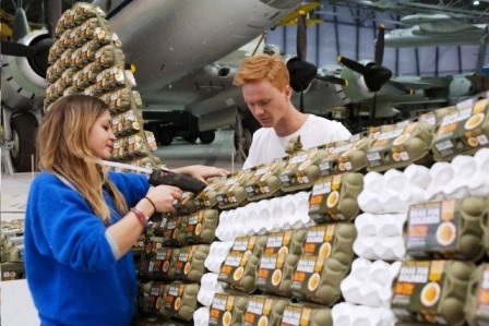 Máy bay làm từ…hộp đựng trứng