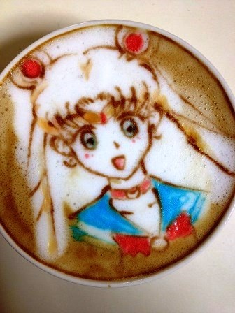Simply Creative: Japanese Anime Latte by Sugi