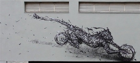 Tranh đường phố với phong cách mới - 3 Đình Kiên