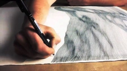 Có những bước nào để tạo ra một tác phẩm tranh vẽ chỉ với 1 nét?

