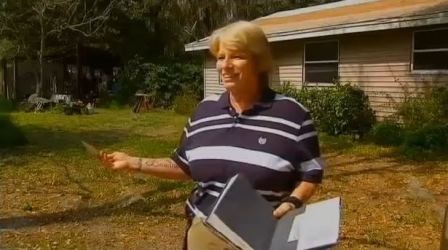 Cô Sheila Polk - người tìm thấy bức thư cổ