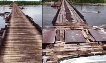 10 cây cầu đáng sợ nhất thế giới - 5 Đây được xem là chiếc cầu treo cao nhất ở châu Âu, có chiều cao 3000 mét. Cầu đi bộ