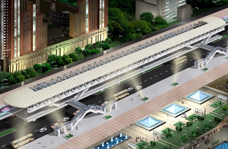 Phối cảnh Dự án đường sắt đô thị Nhổn - ga Ha Nội