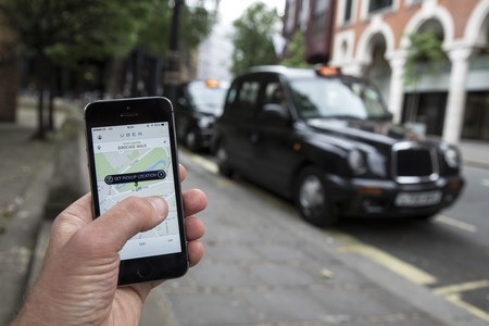 Dịch vụ kết nối vận tải Uber.