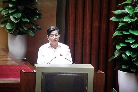 “Không tử hình tội tham nhũng, xã hội tất sẽ loạn!” - 1 Bộ trưởng Bộ Kế hoạch và Đầu tư Bùi Quang Vinh (ảnh: Ngọc Châu)
