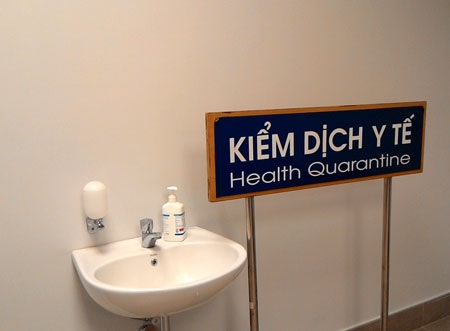 Ứng phó với dịch Mers tại sân bay quốc tế Nội Bài - 8 Trong phòng kiểm dịch y tế tại sân bay Nội Bài