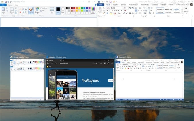 Giới thiệu 10 tổ hợp phím tắt mới trên Windows 10 - 3 - Để thu gọn các cửa sổ hiện hành, nhấn