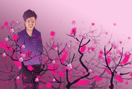 Ông lão vườn đào - 1 Ông lão vườn đào - 1