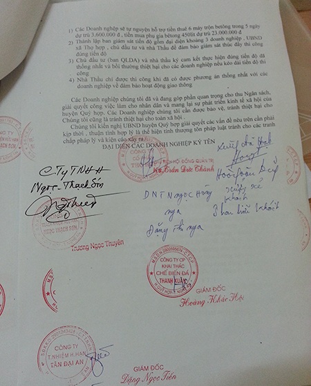 Nghệ An: Huyện “cấm đường”, doanh nghiệp kêu cứu? - 2 Đơn kiến nghị của 12 doanh nghiệp gửi tới cơ quan chức năng và báo chí.