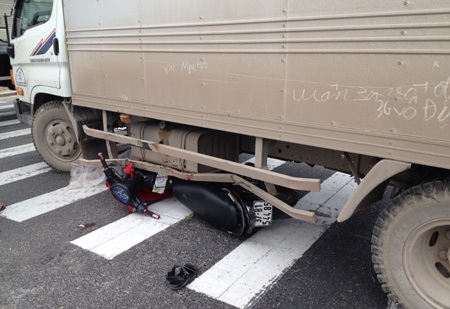 Vụ tai nạn vào lúc 13h30 ngày 21/12. 