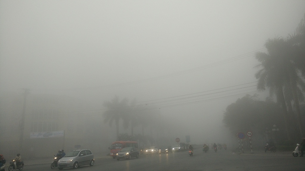 Khu vực bến xe và quốc lộ 1A qua TP Vinh.