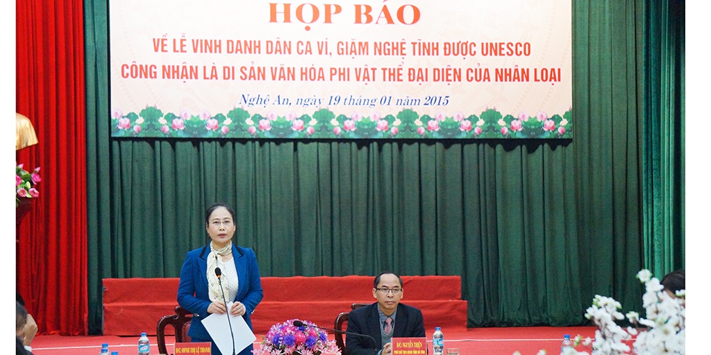 Chuẩn bị sẵn sàng cho Lễ vinh danh di sản “Dân ca Ví, Giặm Nghệ Tĩnh” - 1 Chuẩn bị tốt nhất cho Lễ vinh danh di sản Dân ca Ví, Giặm Nghệ Tĩnh