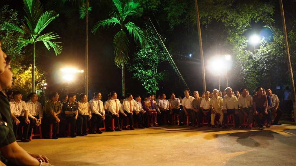 Cầu truyền hình trực tiếp được thực hiện từ Cụm di tích Hoàng Trù.