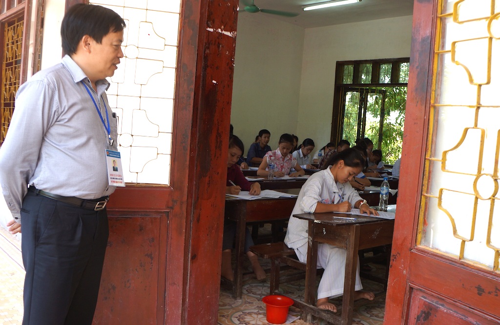 Em Thuỷ được đưa đến BVĐK Thái An để cấp cứu.