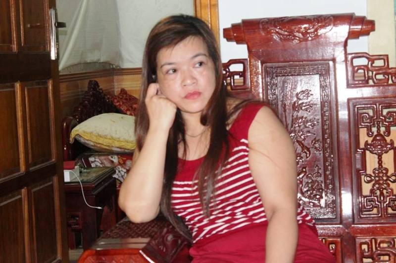 Đội lốt “nhà sư” lừa đảo, chiếm đoạt tiền và vàng - 1 Chị Tú trình bày sự việc với PV.