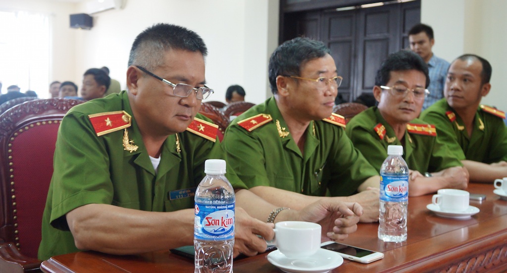 Vụ thảm sát 4 người: Chi tiết vỏ chanh không phải là manh mối duy nhất - 4 Tướng Hồ Sỹ Tiến tham dự họp báo vụ thảm án tại Nghệ An.