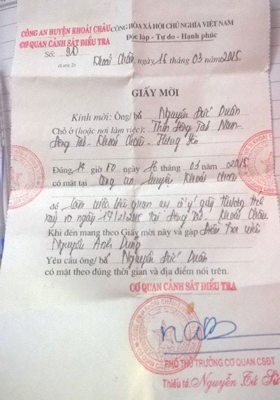 Nghi vấn về cái chết của một nghi phạm tại đồn công an - 2 Gia đình nghi phạm Duân yêu cầu cơ quan công an làm rõ nguyên nhân cái chết của nghi phạm.