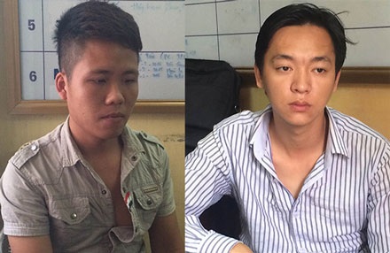 Hùng và Hiếu bị bắt sống khi vừa cướp chiếc điện thoại iPhone 6.