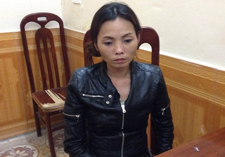 Đối tượng Vũ Thu Huyền sở hữu 4 tiền án chuyên lên kịch bản vờ đụng xe để ăn trộm đồ.