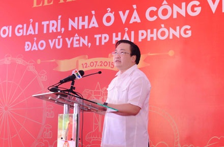 Khởi công dự án sinh thái 19 nghìn tỉ đồng tại đảo Vũ Yên - 1 Khởi công dự án sinh thái 19 nghìn tỉ đồng tại đảo Vũ Yên