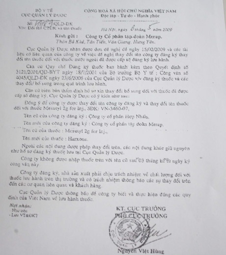 Mập mờ hai tên thuốc một số đăng ký - 3