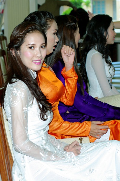 Người đẹp Nguyễn Thị Hà hiện là Phó phòng đối ngoại của IB Group. (Ảnh: AT)