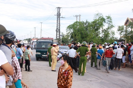 Hiện trường vụ tai nạn
