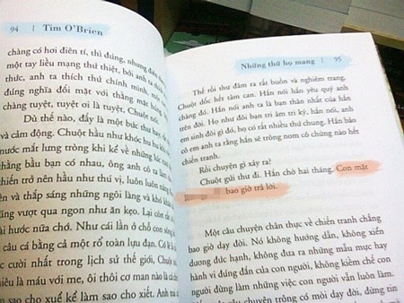 Tác giả "Những thứ họ mang" lên tiếng về câu dịch tục - 1 Câu dịch gây tranh cãi trong cuốn