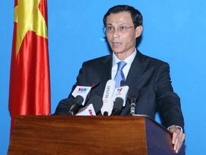 Yêu cầu Trung Quốc bồi thường cho các ngư dân Việt - 1 Người phát ngôn Bộ Ngoại giao Lương Thanh Nghị. (Ảnh: TTXVN)