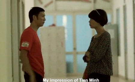 Nhiếp ảnh gia Maika trong buổi tiếp xúc cùng VĐV Tiến Minh