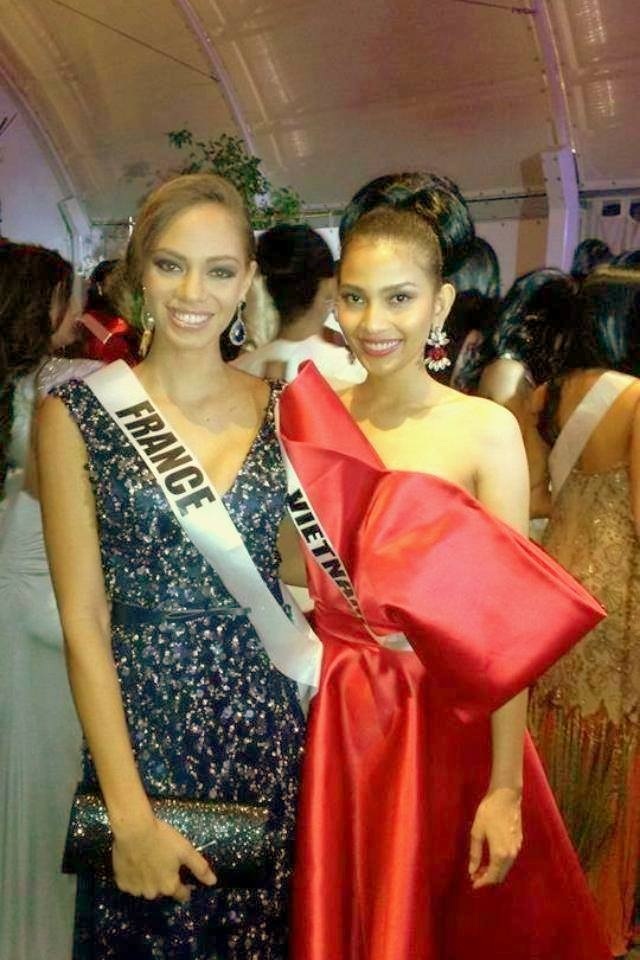 Trương Thị May cùng người đẹp Pháp