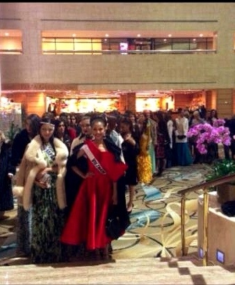 Trương Thị May được ban tổ chức sắp xếp vị trí hàng đầu