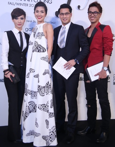 Dàn “sao” Việt khoe sắc trên thảm đỏ - 13 Tăng Thanh Hà, Trà My Idol (bên trái)