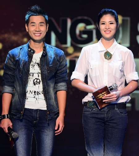 Hoa hậu Ngọc Hân đã kết hợp ăn ý cùng người bạn MC của mình