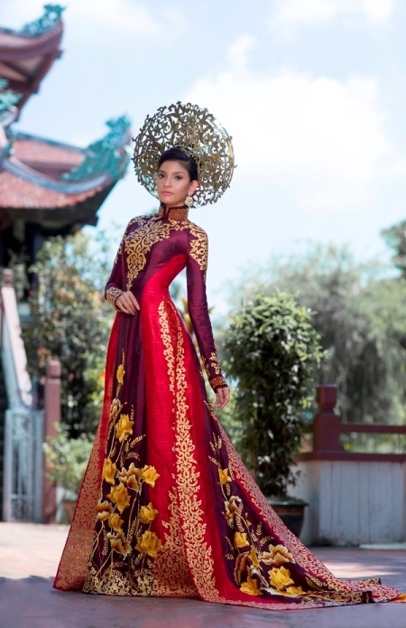 Hé lộ trang phục dân tộc của Trương Thị May