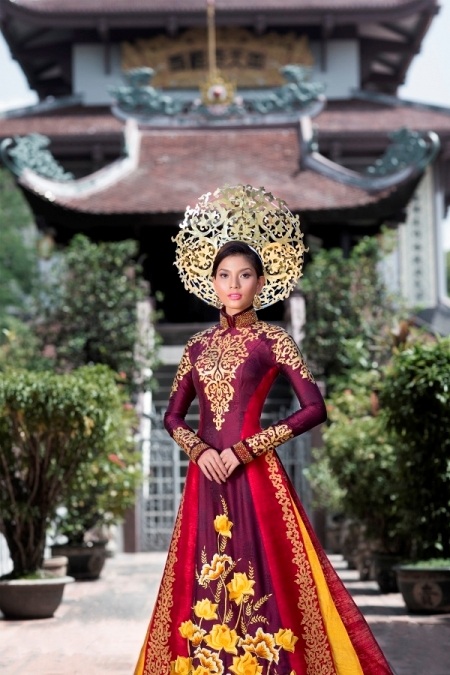 Hé lộ trang phục dân tộc của Trương Thị May