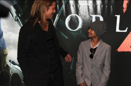 Những ông bố “hot” nhất Hollywood - 13 Brad Pitt và con trai nuôi Maddox