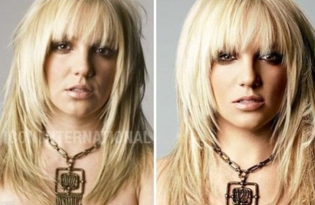 Sao “lột xác” nhờ photoshop - 17 Britney Spears