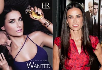Sao “lột xác” nhờ photoshop - 6 Demi Moore