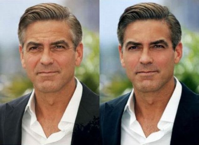 Sao “lột xác” nhờ photoshop - 15 George Clooney