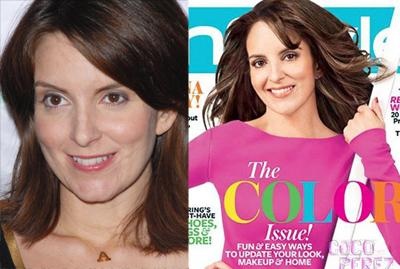 Sao “lột xác” nhờ photoshop - 3 Tina Fey